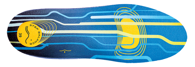 Step Balance Sports Performance insole: moisture-wicking microfiber top