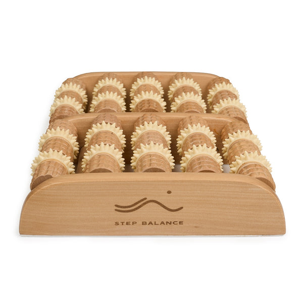 Step Balance ReflexRoll wooden foot roller, product view 1