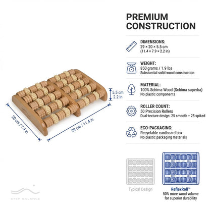 Reflexroll™ Wooden Foot Massager