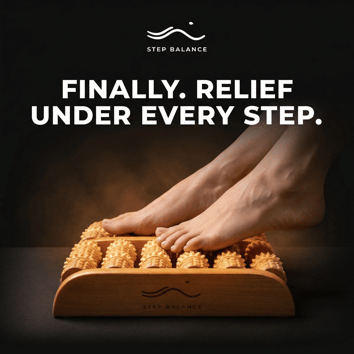 Reflexroll™ Wooden Foot Massager