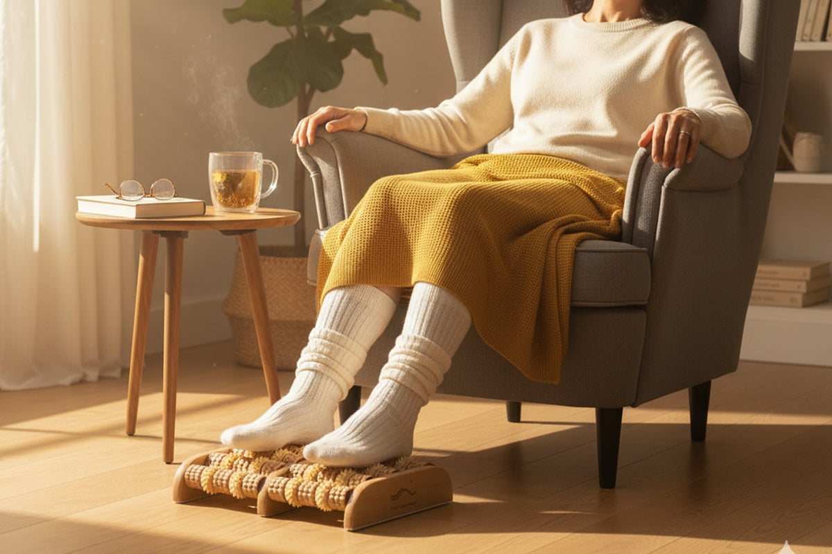 ReflexRoll™ Wooden Foot Massager