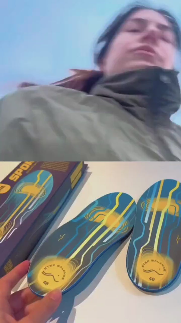 Running with Step Balance Sports Performance insoles
