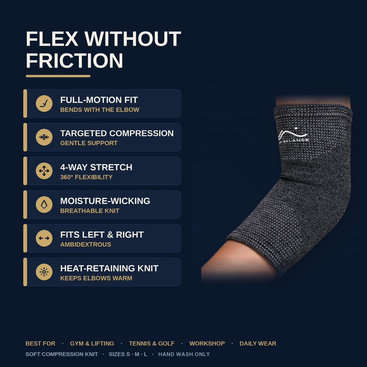 Elbow Support Sleeve: key features